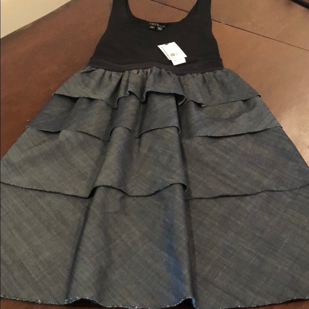 Theory Denim and Black sundress